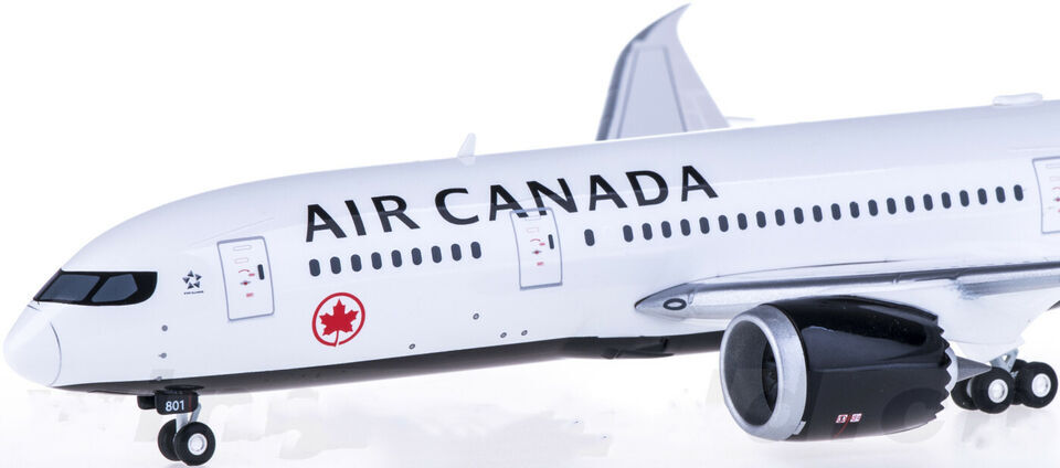 1:200 29CM Herpa AIR CANADA BOEING 787-8 Passenger Airplane ABS Plastic Model