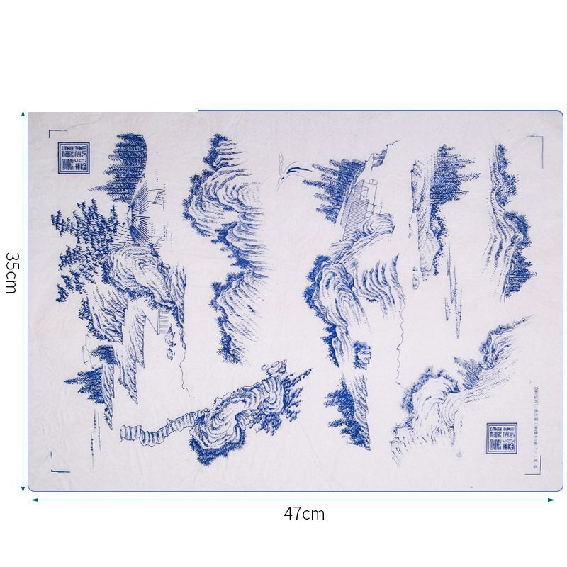 Ceramic Clay Transfer Paper Underglaze Colored Flower Decal Pottery Tool 47x35cm