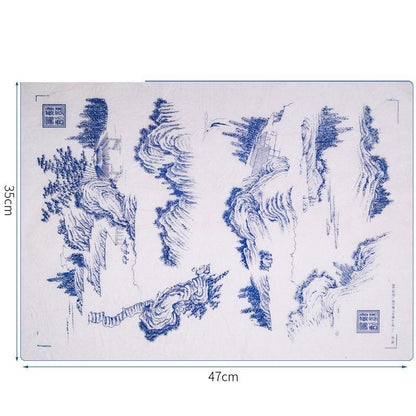 Ceramic Clay Transfer Paper Underglaze Colored Flower Decal Pottery Tool 47x35cm