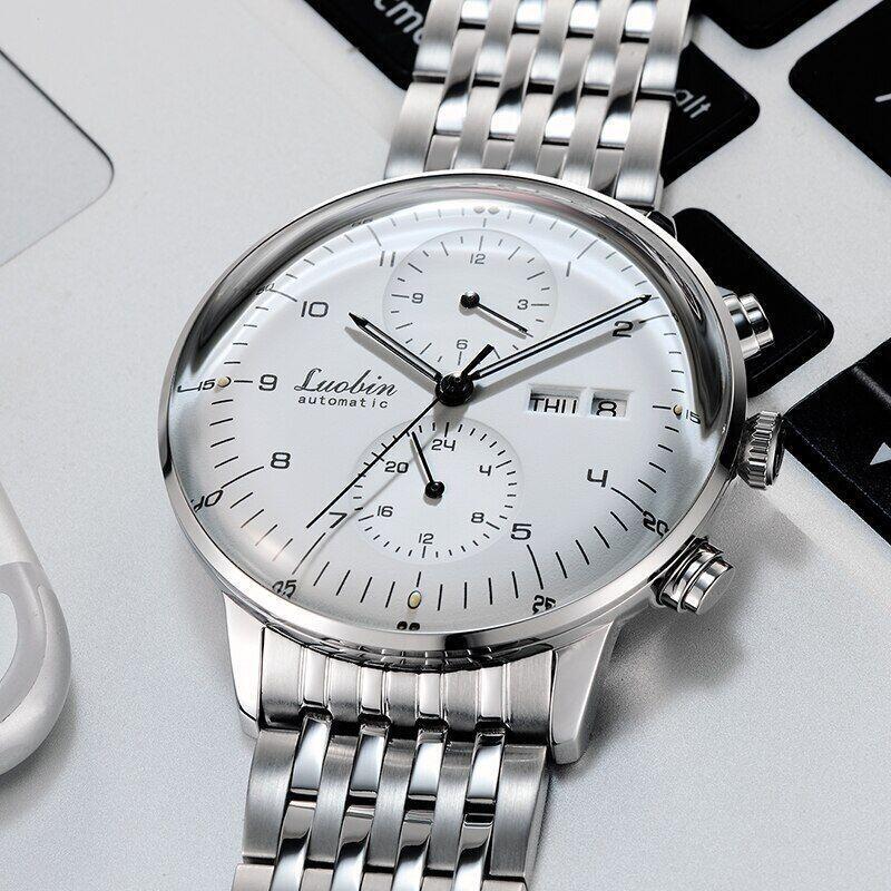 Automatic Men's Mechanical Luxury Watch Buisness 3atm Hour Date Month Multi Dial