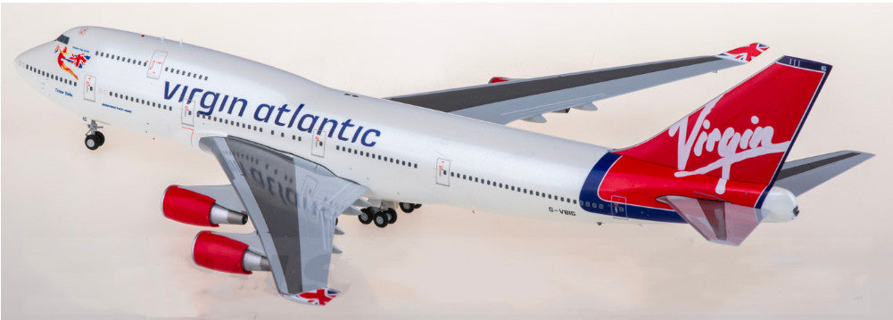 1:200 JC Wings Virgin Atlantic B747-400 Airplane Diecast Aircraft Plane Model