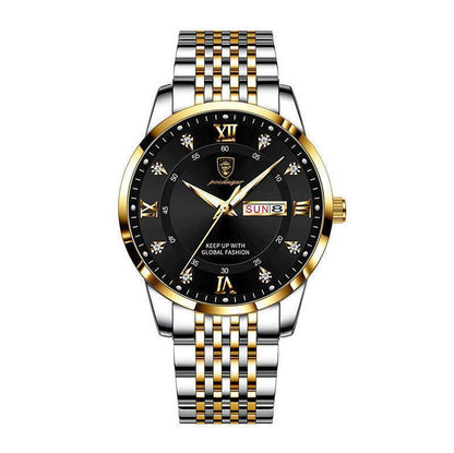 Men's Watch Wrist Watches New Waterproof Man Luxury Stainless Steel Luminous Day