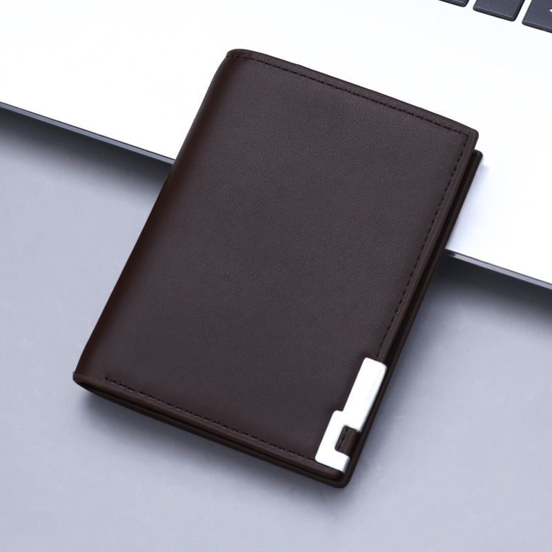 Thin Slim Wallet Long Clutch Bag Coin Purse Cardholder Polyester Black Blue 1 PC