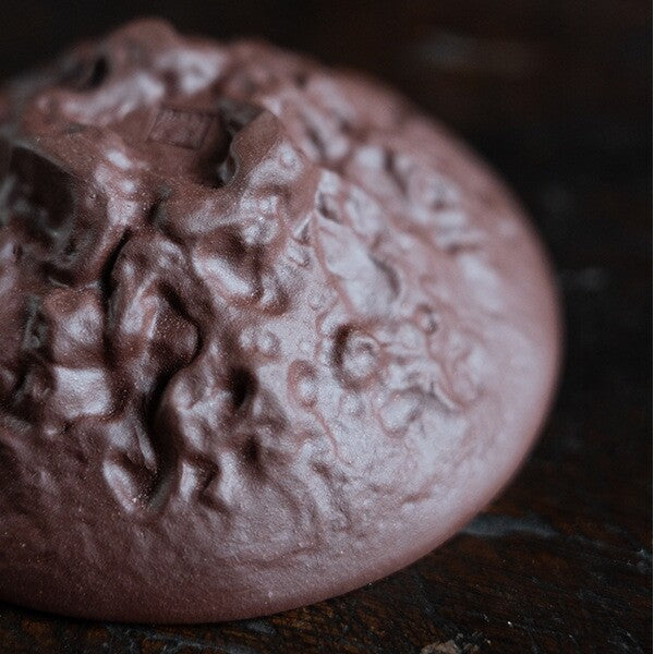 Handmade Tea Cup Dragon Carved Relief Master Cup Yixing Zisha Purple Clay 60Ml