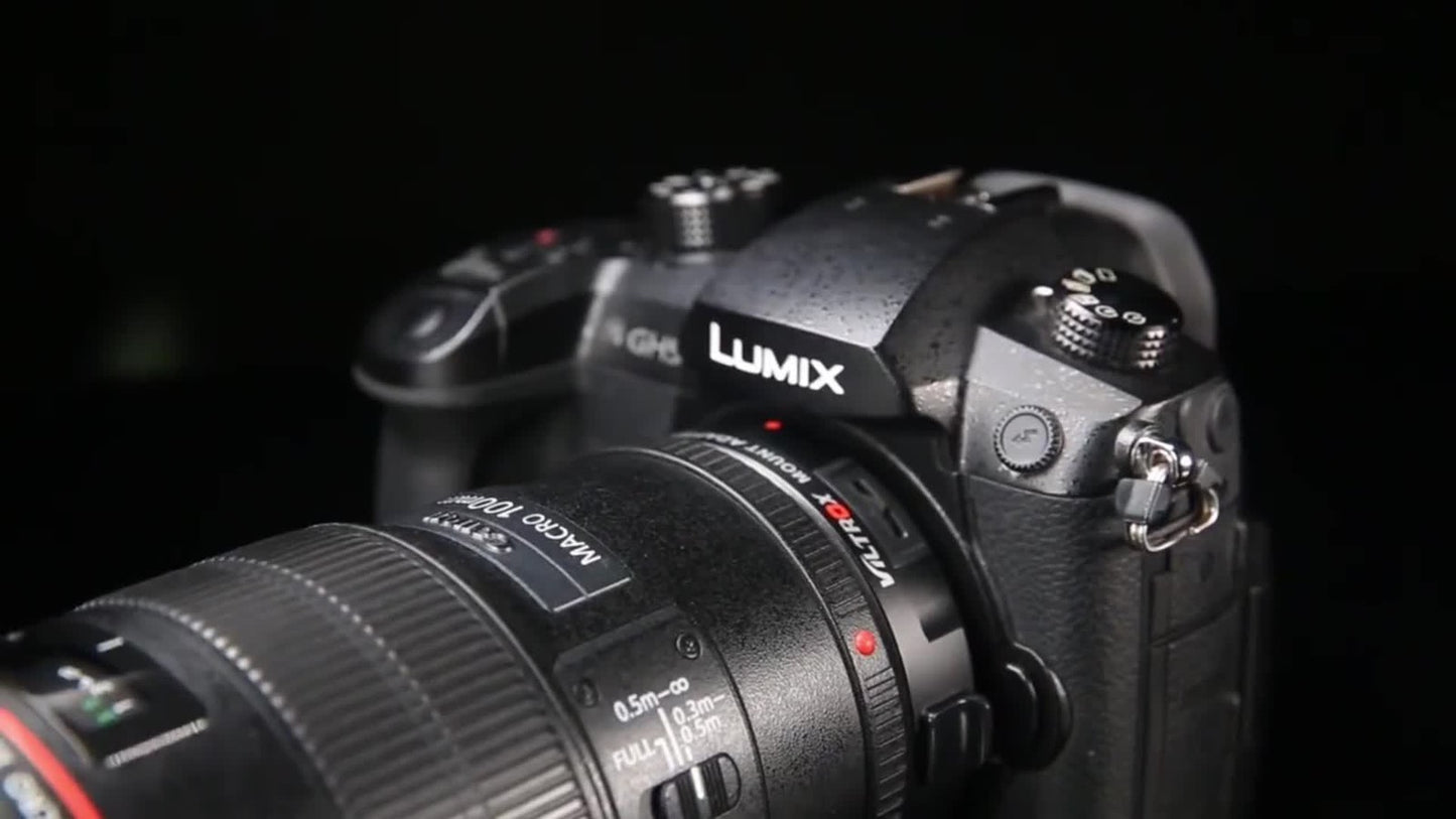 Viltrox EF-M1 Adapter – Canon EF/EF-S to M4/3 with AF, EXIF, Firmware Upgrade
