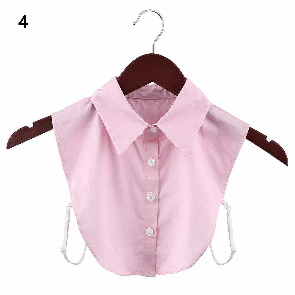 Shirt Collar Women Cotton Lace Fake Blouse Vintage Lapel Clothes Accessories Top
