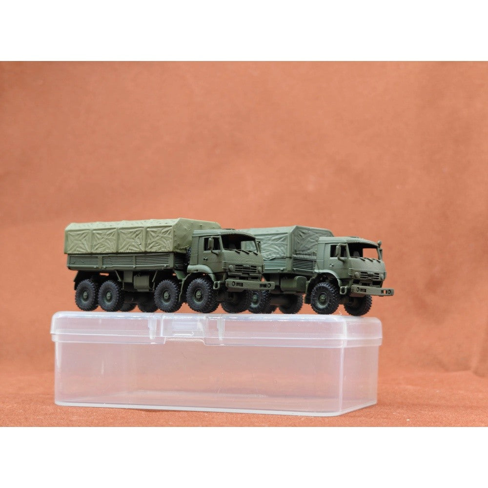 1/144 Russian Ural Kamaz Logistics Fuel Tanker Command Vehicle Finished Model