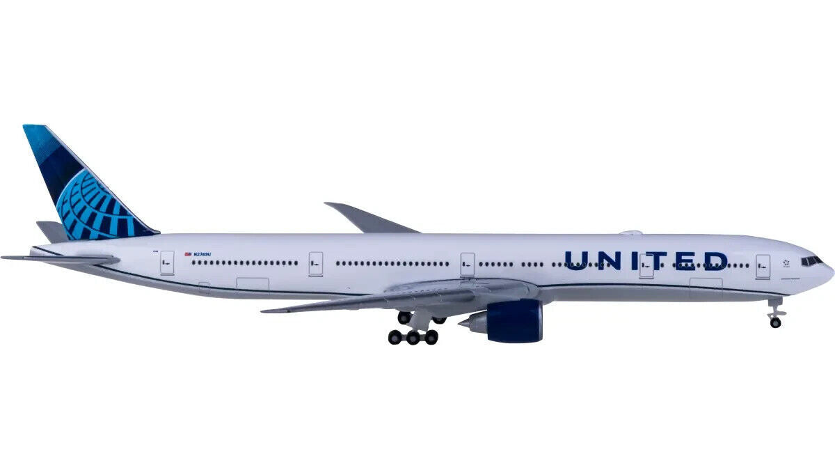 1:500 Herpa UNITED BOEING 777-300ER Passenger Airplane Diecast Aircraft Model