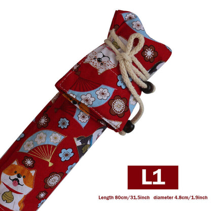60/80cm Flute Storage Bag Portable Dust Protection Case Cover Bamboo Flute Bag