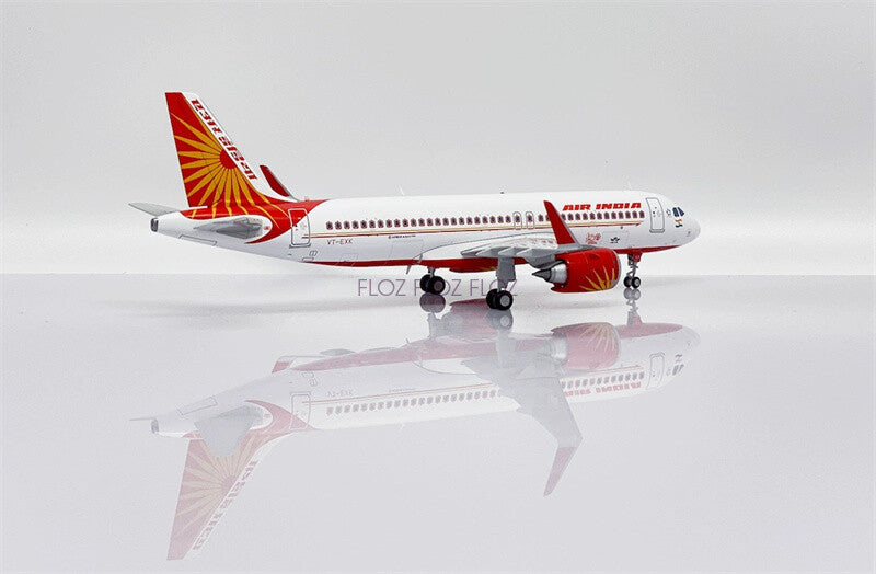 JC Wings Air India for Airbus A320neo VT-EXK 1:200 Aircraft Pre-built Model