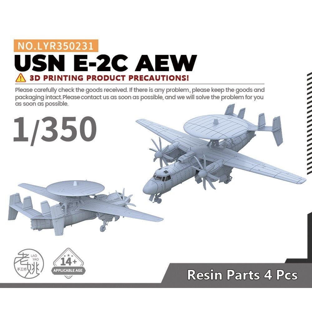 Yao's Studio LYR350231 1/350 Military Model Kit USN E-2C AEW