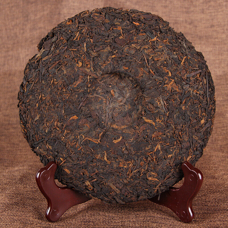 357g High Quality Yunnan Pu'er Black Tea Golden Bud Puerh Tea Cake Healthy