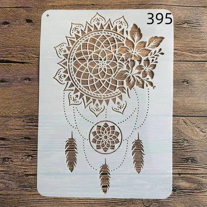 Wall Painting Stencils A4 Plastic Stamp Scrapbook Album Embossing Craft Template