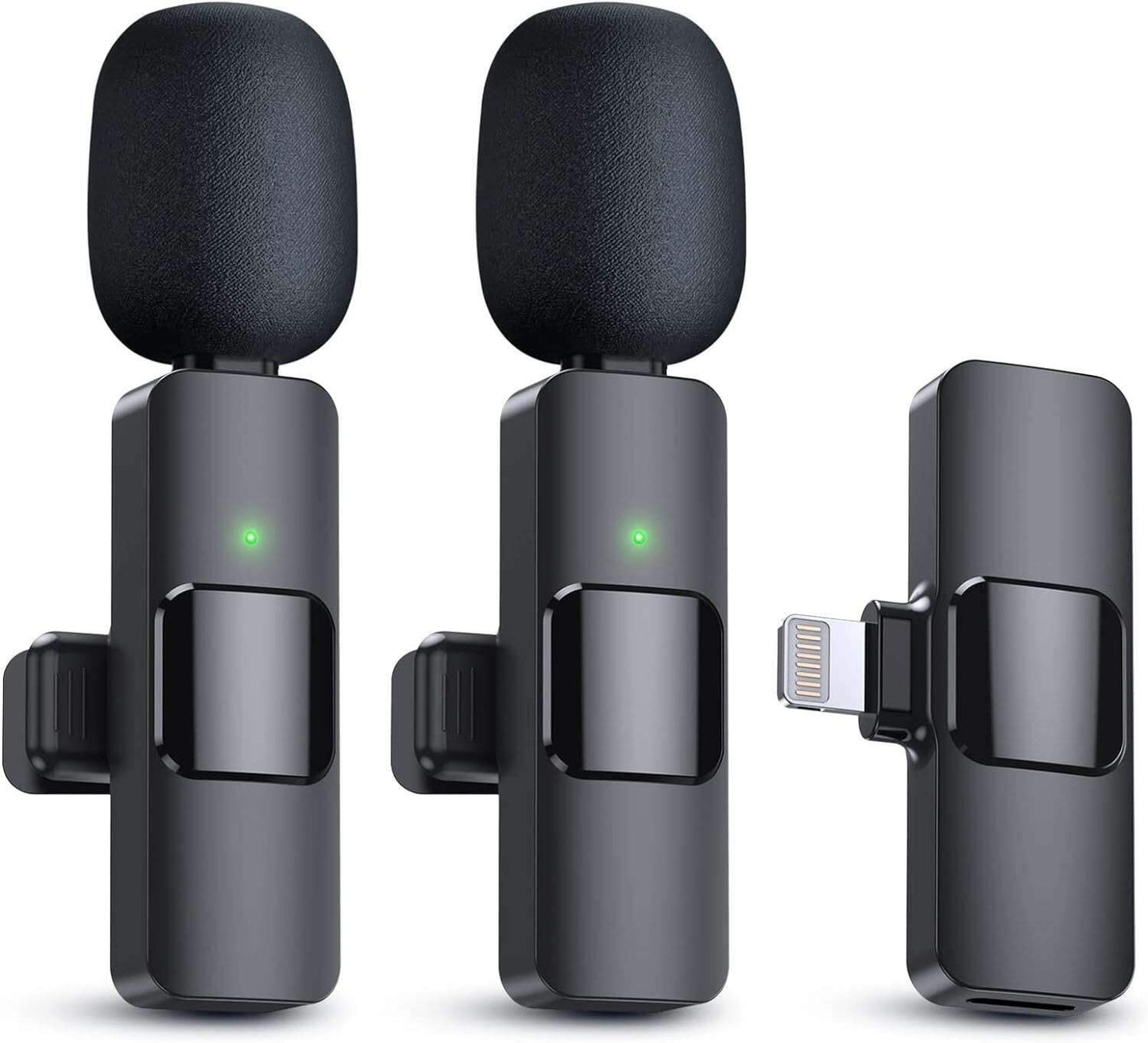Wireless Lavalier Microphone – Type-C iPhone & USB