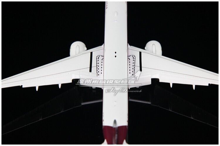 1:400 JC Wings QARAR BOEING 777-300ER Airplane Flap Down Diecast Aircraft Model
