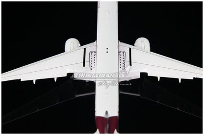1:400 JC Wings QARAR BOEING 777-300ER Airplane Flap Down Diecast Aircraft Model