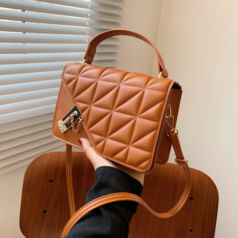 Soft Leather Shoulder Bag Female Fashion High-end One-shoulder Diagonal Bag Girl