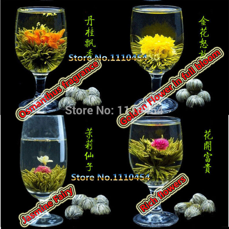 Premium 16 Kinds of Handmade Blooming Flower Herbal Tea Great Fragrant Green Tea