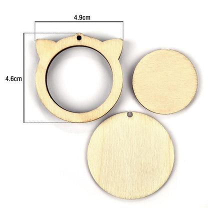Mini Embroidery Hoop Wooden Ring DIY Cross Stitch Needle Frame Craft Sewing Tool
