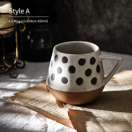 Ceramic Tea Mugs Coffee Tea Cup 420ml