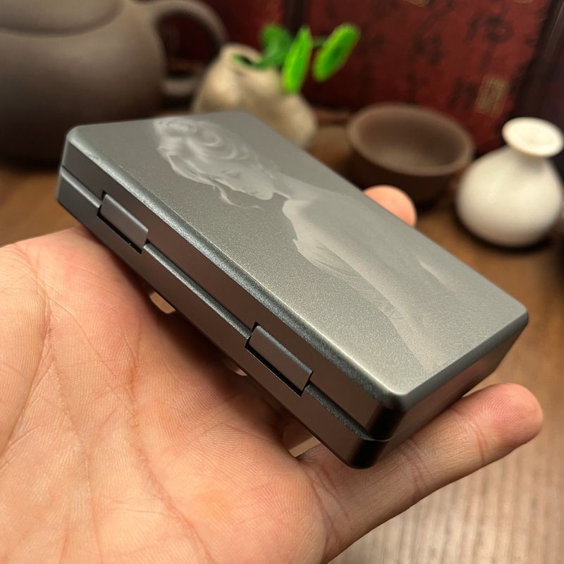 Aluminum Slim Cigarette Case 87x55mm 10pc 84mm King Size Metal Holder