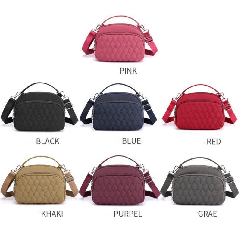 Messenger Bag Small Shoulder Vintage Crossbody Handbags Polyester Nylon Shell