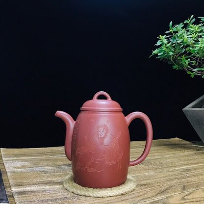 vintage chinese yixing purple clay teapot zisha ceremony teaware collection rare