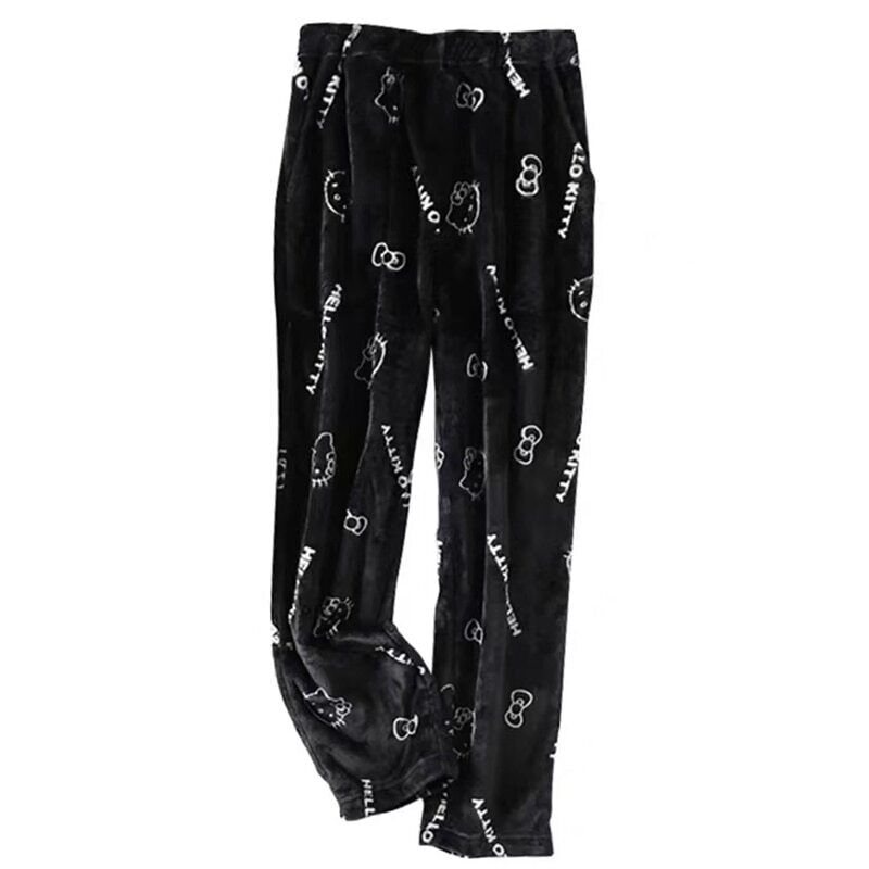 Hello Kitty Plush Pajama Pants Loungewear Pants Y2K Vibes New