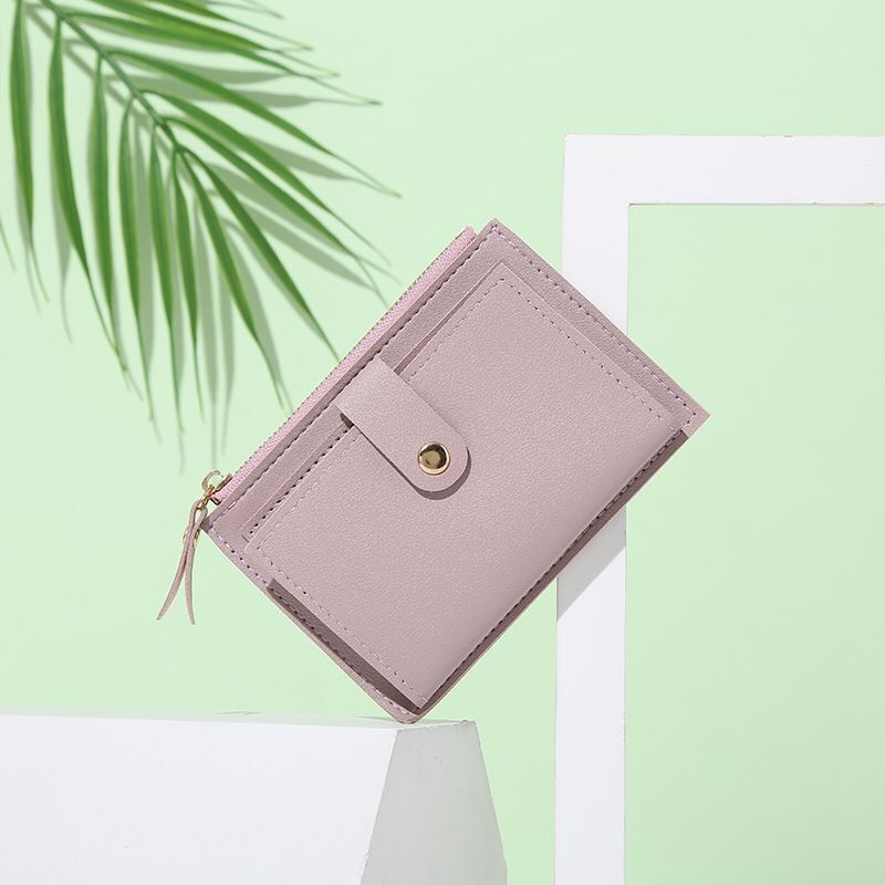 Small Purse Mini Wallet Money Bag Cute Pink Business Card Holder 13.5*9.5 CM 1PC