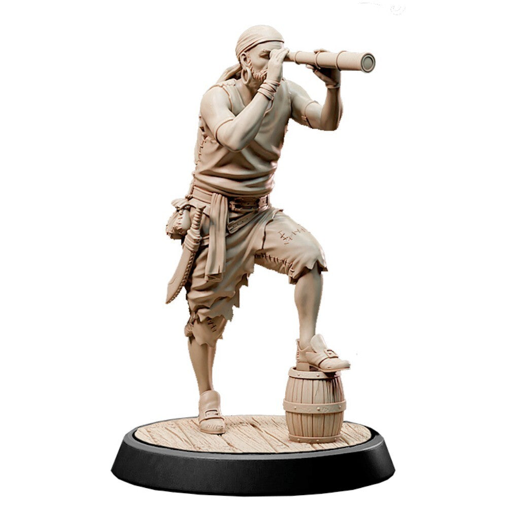 1/24 resin figure model Fantasy Pirate Sailor Unassembled unpainted