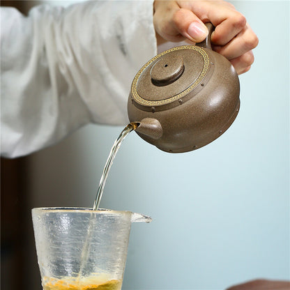 True Yixing Zisha Tea Pot Real Yixing Zisha Old Qingduan Clay Pot Marked 250ml