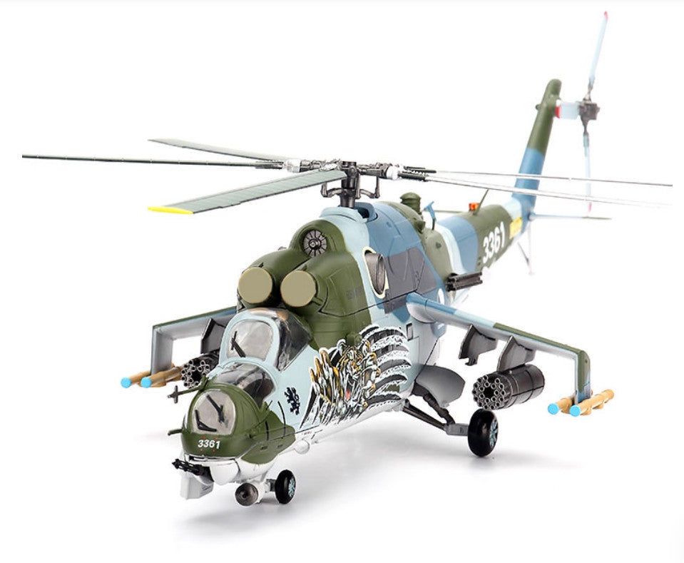 1:72 BLESS Czech Air Force Mi-24V Hind NTM 2011 Attack Helicopter Diecast Model