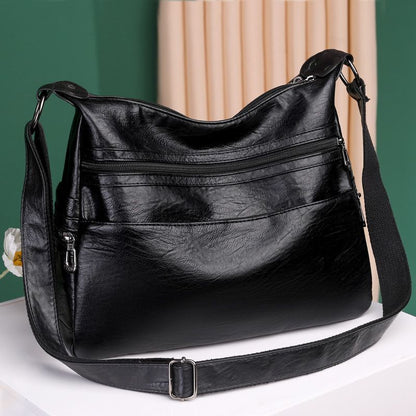 Synthetic Leather Crossbody Bag Retro Handbag Soft Crossbody Bag Polyester 1 PC