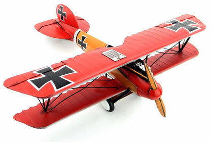 45CM Handmade Antique Germany Albatros D.V Fighter Tin Metal Reproduction Model