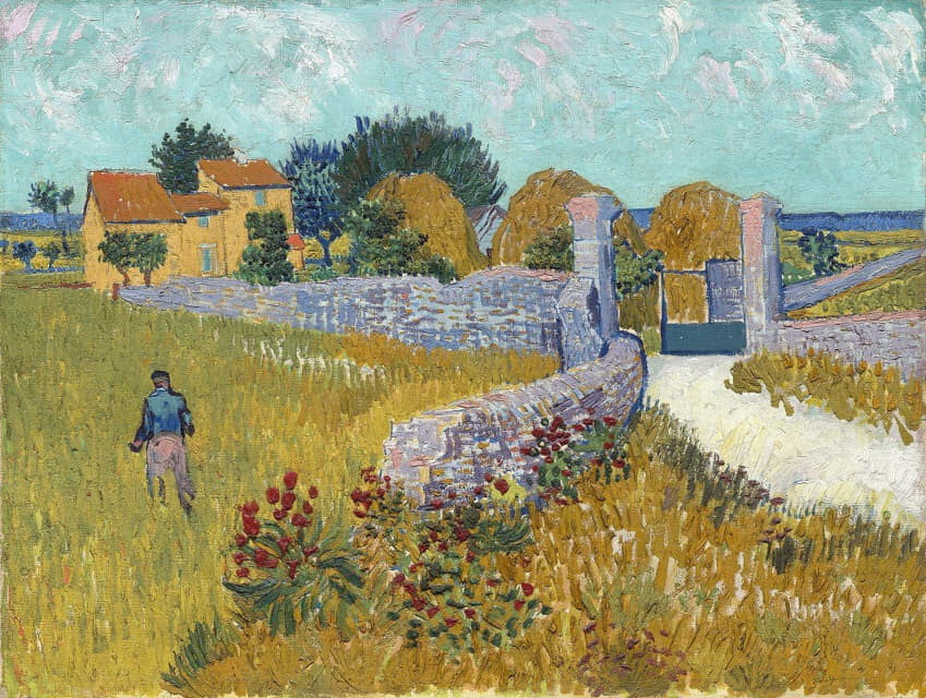 high quality oil painting handpainted on canvas" Farmhouse in Provence "