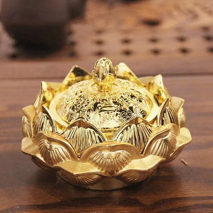 Incense Burner Stick Holders Alloy Copper Delicate Bronze Ruyi Plate Home Decors
