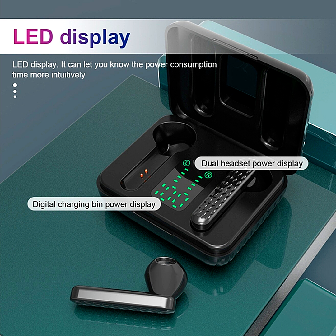 Bluetooth 5.1 Wireless Earbuds Headphone Headset Noise Cancelling TWS Waterproof