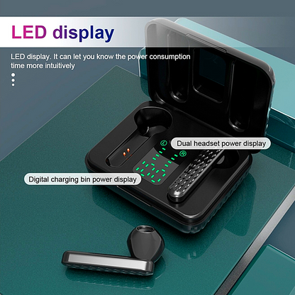 Bluetooth 5.1 Wireless Earbuds Headphone Headset Noise Cancelling TWS Waterproof
