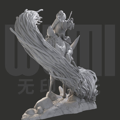 1/24 resin figures model Ghost Princess 3D Printing Unassembled Unpainted