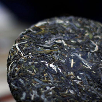 357g Yunnan Raw Puerh Tea Cake Zhangjiazhai Old Pu-erh Shengcha Pu'er Green Tea