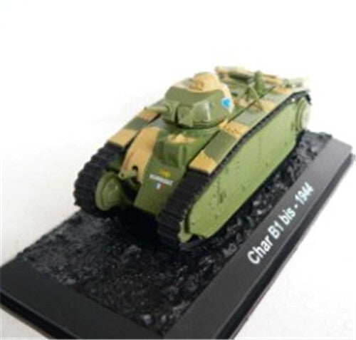 Amer France WWII Char B1 bis 1944 1/72 DIECAST Tank Pre-builded Model