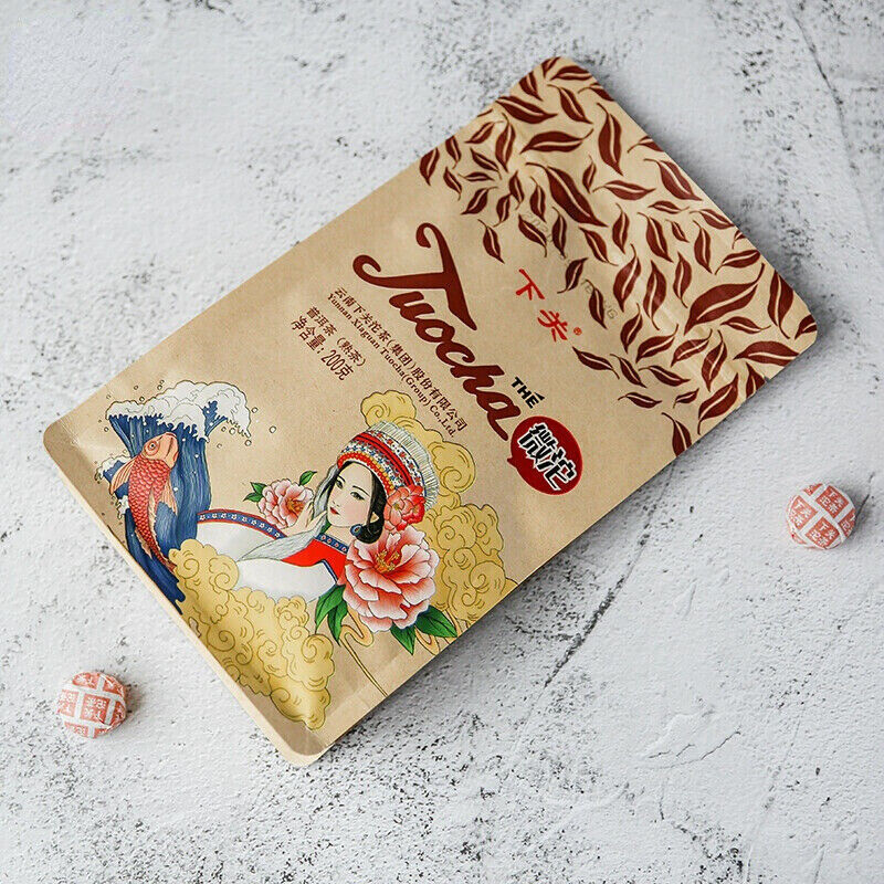 200g/7.05oz Ecology Ripe Puer Tea Tuocha Wei Tuo Pu-erh Tea Mini Tuo Cha
