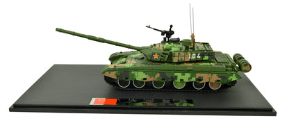 1:72 Chinese PLA ZTZ-99A Main Battle Tank Model Metal Diecast Armored Car 104