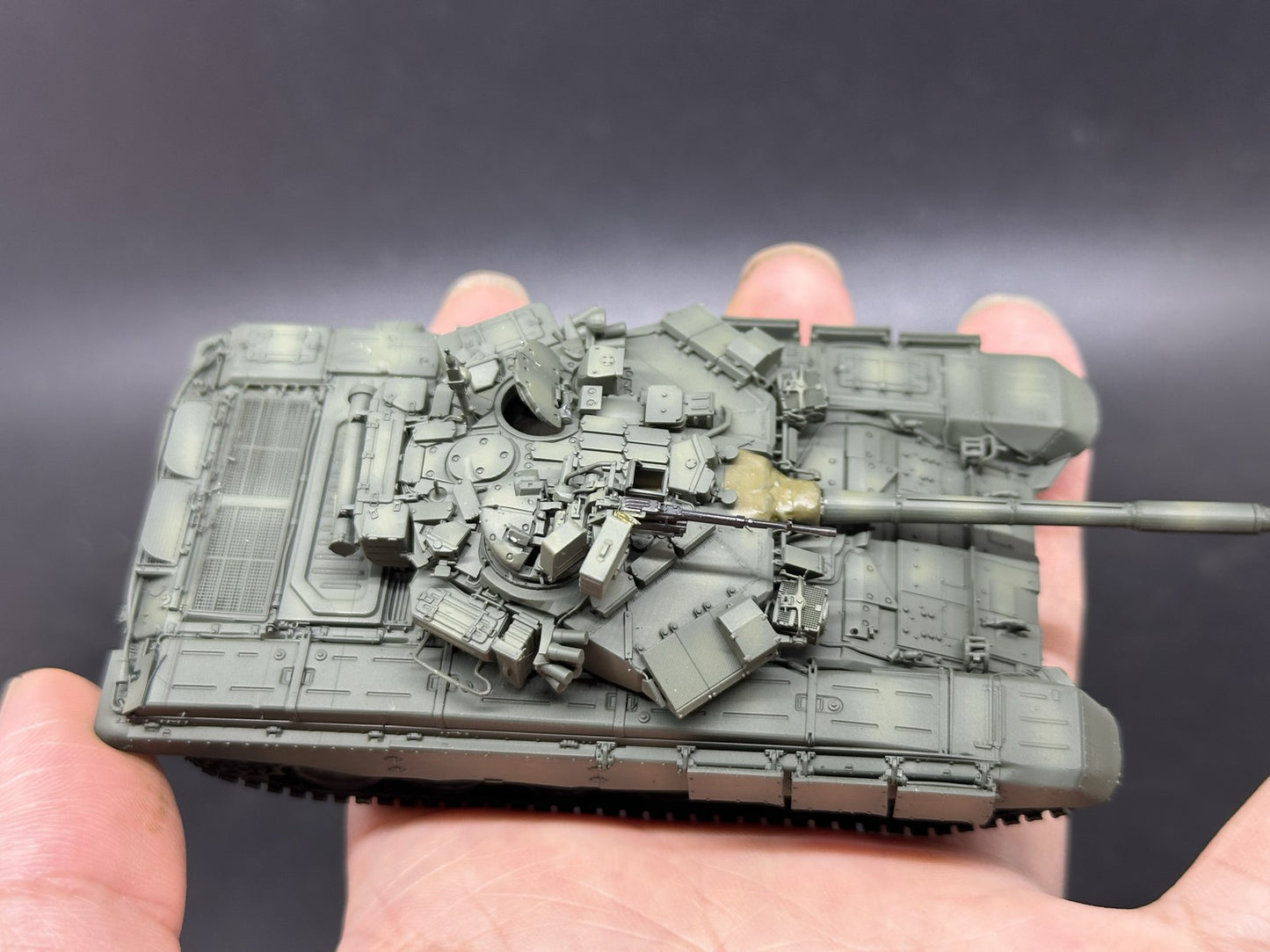 3D Printed Resin Finished Product Model 1/72 Russian T-90A Main Battle Tank