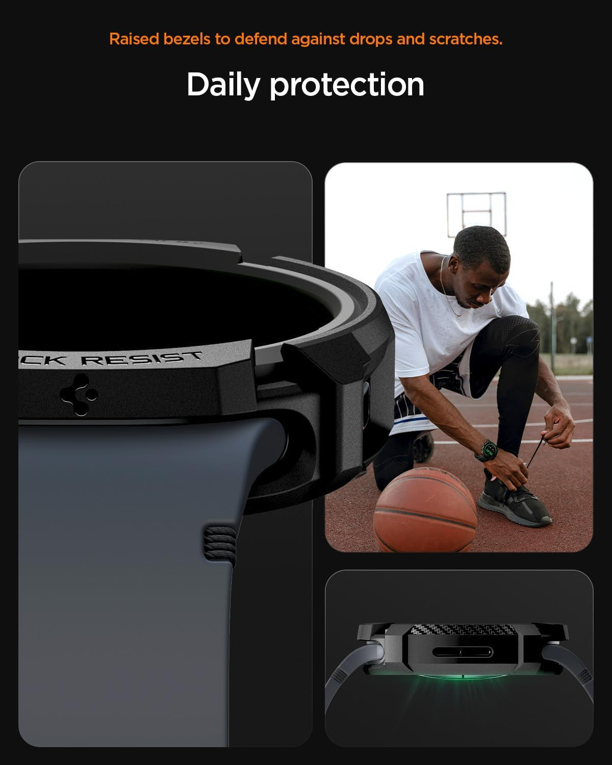 Rugged Armor Designed for Samsung Galaxy Watch 8 40Mm Case Durable TPU Cover (20