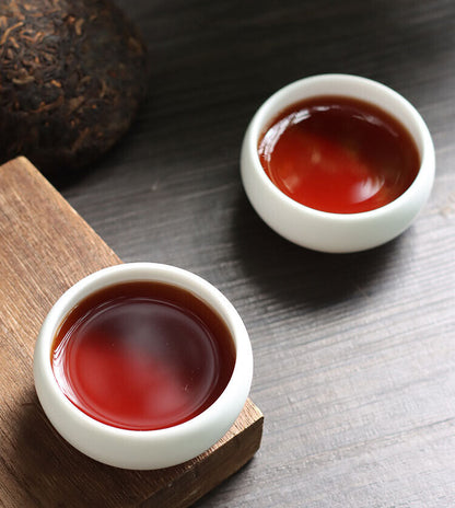 Yunnan Linchang Bingdao Ancient Tree Pu'er Tea Boiled Pu'er Tea-