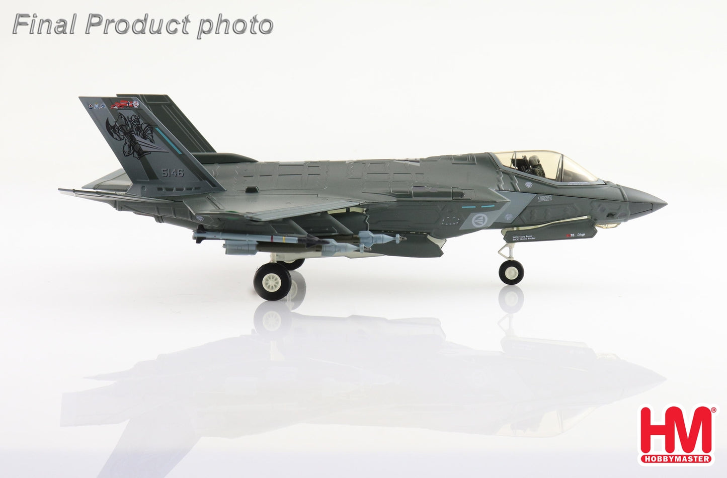 1:72 HM Lockheed F-35A Lightning II Royal Norwegian AF Fighter Diecast Model