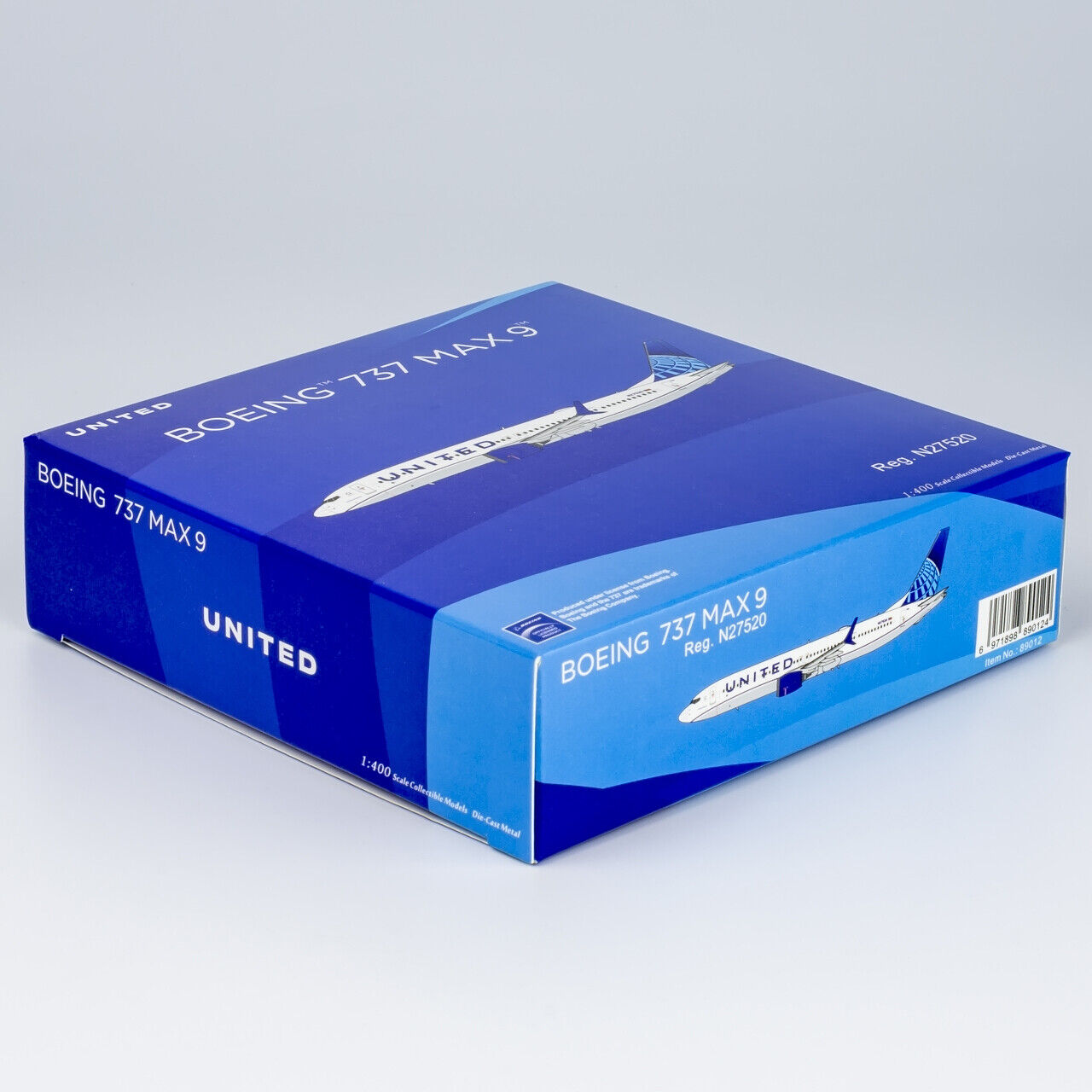 1:400 NG Model UNITED BOEING 737 MAX 9 Passenger Airplane Diecast Aircraft Model