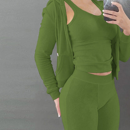 Jacket Tracksuit Two Piece Set 2 Pieces Sets Women Outfit Sweatsuit Jackets