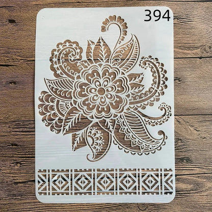 Wall Painting Stencils A4 Plastic Stamp Scrapbook Album Embossing Craft Template